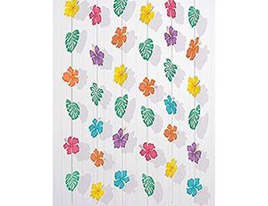 1505-2080 Гирлянда вертик Лето Гибискус 2,1м 6шт/А