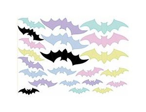 1505-2322 Баннер HWN Летучая мышь пастель3D 50шт/А