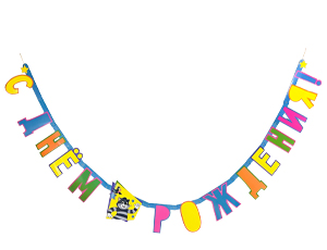 1505-2472 Гирлянда-буквы С ДР Простоквашино 200смG