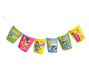 1505-2473 Гирлянда-флажки Простоквашино 200смG