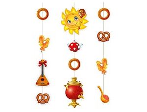 1505-2504 Гирлянда Национальные лакомства 1,7м