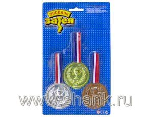1507-0415 Медаль чемпиона 3шт/G