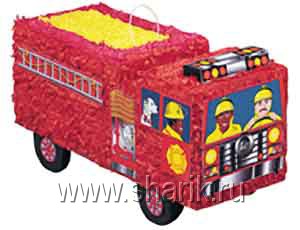 1507-0796 Пиньята Машина пожарная