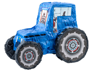 1507-2218 Пиньята Трактор синий