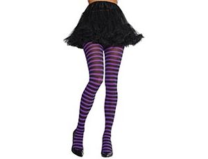1508-0185 Колготки Полоска фиолет/черн/А