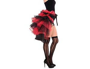 1508-0246 Юбка-хвост Кабаре черн/красн взр/A