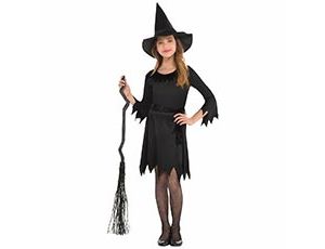 1508-0621 Костюм дет Ведьма черн драный 14-16 летA