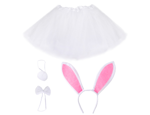 1508-0725 Костюм карнав детский Кролик белый/G