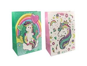 1509-1106 Пакет бум подар Единорог 3D микс 42х62см