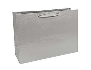 1509-1108 Пакет бум подар Элегант серебро 45х33см