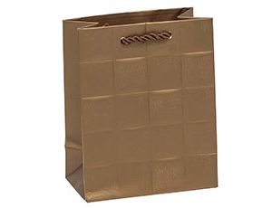 1509-1206 Пакет бум подар Квадраты бронз 12х15см
