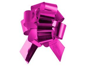 1509-1290 Бант Шар металл розовый D18см 5см/G