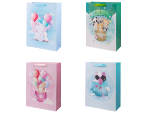 1509-1385 Пакет бум Зверюшки на шарах 30х40см/G