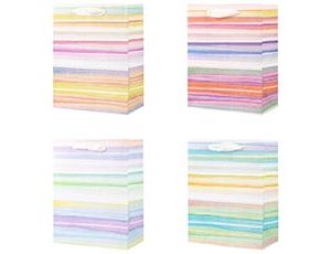 1509-1394 Пакет бум Полосы пастель 18х23см/G