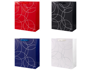 1509-1398 Пакет бум Цветной микс круги 26х32см/G