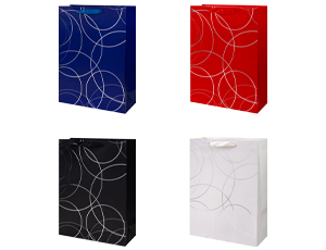 1509-1399 Пакет бум Цветной микс круги 30х40см/G