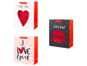 1509-1404 Пакет бум I LOVE YOU 26х32см/G