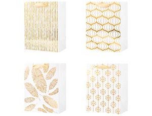 1509-1406 Пакет бум Золотой узор 18х23смG
