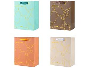 1509-1413 Пакет бум Золотые трещины 18х23см/G