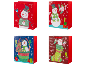 1509-1426 Пакет бум Новогодняя компания 26х32см/G