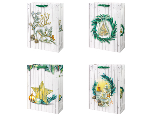 1509-1429 Пакет бум НГ Винтажный декор 30х40см/G