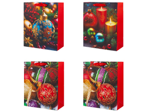 1509-1436 Пакет бум НГ Шары яркий микс 26х32смG