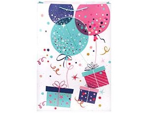 1509-2036 Пакет бум Шары с подаркам 50х72см