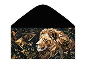 1509-2045 Конверт д/денег Лев