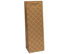 1509-2162 Пакет бум подар Ромб бронз 12х36см