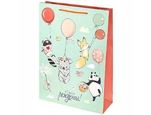 1509-2270 Пакет бум Летающие зверята 32х45см