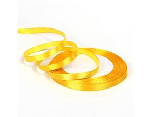 1509-2279 Лента атласная 6мм*22,5м 3016 желтый