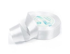 1509-2295 Лента атласная 25мм*22,5м 3001 белый