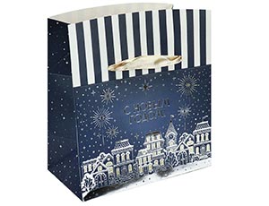 1509-2368 Пакет-коробка бум НГ ночь 15х11х9см