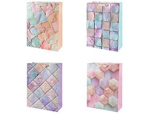 1509-2382 Пакет бум Пастельный узор 30х40см/G