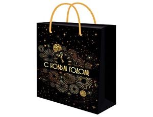 1509-2546 Пакет бум Новогодний Салют 26х33см