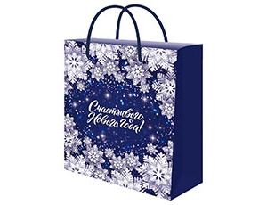 1509-2547 Пакет бум НГ Синий 26х33см