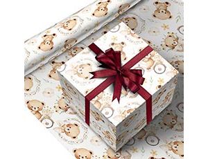 1509-2624 Бумага упак Мишка 100х70см