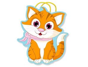 1509-2636 Пакет бум Котенок рыжий 26х33см