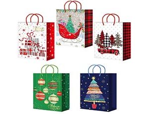 1509-2641 Пакет бум НГ Подарки микс 22х31см