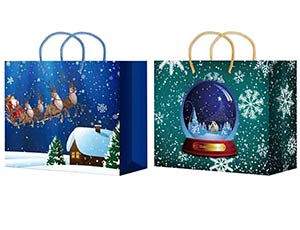 1509-2645 Пакет бум Олени снежные микс 33х26см