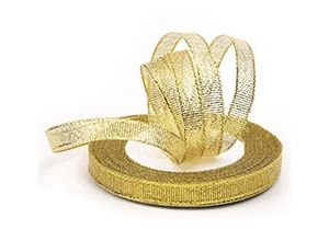 1509-2688 Лента парча Глиттер 12мм*22,5м золото