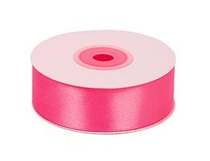 1509-2718 Лента атлас 25мм*22,5м 3080 ярк.розовый