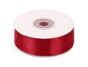 1509-2726 Лента атлас 25мм*22,5м 3091 т.красный