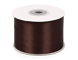 1509-2740 Лента атлас 50мм*22,5м 3139 т.коричневый