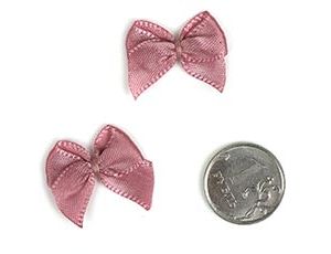 1509-2769 Бантик атласный 1см розовый рубин