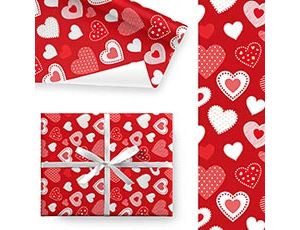 1509-2796 Бумага Сердца 100х70см