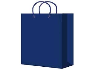 1509-2799 Пакет бум Синий однотон 25х36см