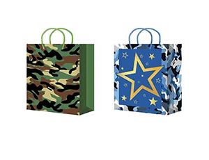 1509-2804 Пакет бум Звезда камуфляж микс 26х32см