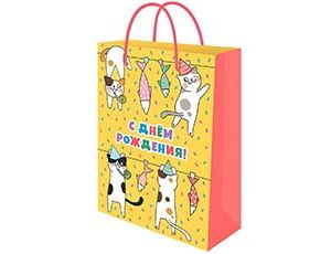 1509-2838 Пакет бум Коты на веревке 22х31см