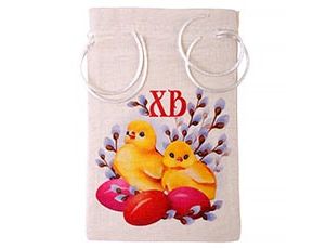 1509-2883 Мешочек ХВ Цыплята текстиль 12х18см